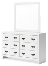 Load image into Gallery viewer, Binterglen Queen Panel Bed with Mirrored Dresser
