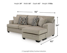 Load image into Gallery viewer, Stonemeade Sofa Chaise, Chair, and Ottoman

