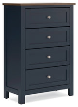 Load image into Gallery viewer, Landocken Queen Panel Bed with Mirrored Dresser, Chest and Nightstand
