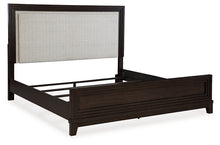 Load image into Gallery viewer, Neymorton King Upholstered Panel Bed with Dresser
