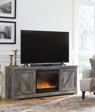 Load image into Gallery viewer, Wynnlow 63&quot; TV Stand with Electric Fireplace
