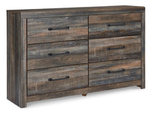 Load image into Gallery viewer, Drystan King Panel Bed with 2 Storage Drawers with Dresser
