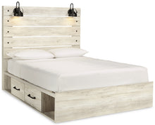 Load image into Gallery viewer, Cambeck Queen Panel Bed with 4 Storage Drawers with Dresser
