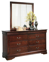 Load image into Gallery viewer, Alisdair California King Sleigh Bed with Mirrored Dresser and 2 Nightstands
