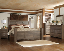Load image into Gallery viewer, Juararo King Poster Bed with Mirrored Dresser, Chest and 2 Nightstands
