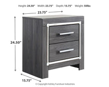 Load image into Gallery viewer, Lodanna Full Upholstered Panel Headboard with Mirrored Dresser and 2 Nightstands
