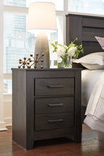 Load image into Gallery viewer, Brinxton Full Panel Bed with Mirrored Dresser and 2 Nightstands
