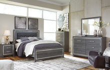 Load image into Gallery viewer, Lodanna Queen Panel Bed with Mirrored Dresser, Chest and Nightstand
