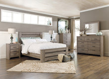 Load image into Gallery viewer, Zelen Queen Panel Bed with Mirrored Dresser, Chest and 2 Nightstands
