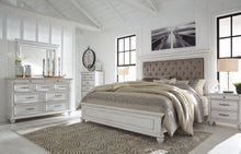 Load image into Gallery viewer, Kanwyn Queen Panel Bed with Mirrored Dresser, Chest and Nightstand
