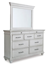Load image into Gallery viewer, Kanwyn King Panel Bed with Storage with Mirrored Dresser, Chest and Nightstand
