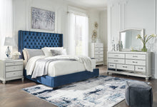 Load image into Gallery viewer, Coralayne Queen Upholstered Bed with Mirrored Dresser
