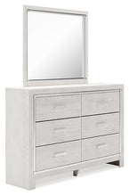 Load image into Gallery viewer, Altyra Queen Upholstered Storage Bed with Mirrored Dresser and Nightstand
