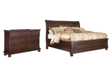 Load image into Gallery viewer, Porter  Sleigh Bed With Dresser
