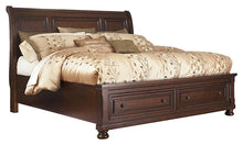 Load image into Gallery viewer, Porter  Sleigh Bed With Mirrored Dresser, Chest And 2 Nightstands
