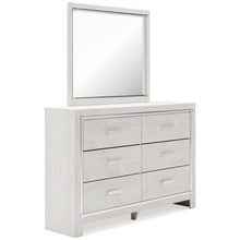 Load image into Gallery viewer, Altyra Queen Bookcase Headboard with Mirrored Dresser and Chest
