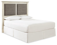 Load image into Gallery viewer, Cambeck King/California King Upholstered Panel Headboard with Mirrored Dresser and Chest
