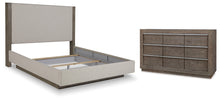Load image into Gallery viewer, Anibecca California King Upholstered Bed with Dresser
