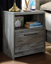 Load image into Gallery viewer, Baystorm King Panel Headboard with Mirrored Dresser and 2 Nightstands
