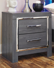 Load image into Gallery viewer, Lodanna Full Upholstered Panel Headboard with Mirrored Dresser, Chest and Nightstand
