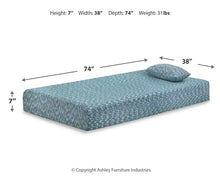 Load image into Gallery viewer, Ikidz Blue  Mattress And Pillow 2/Cn
